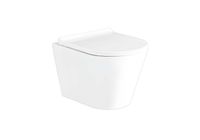 Унитаз подвесной безободковый AQUATEK АЛЬФА 520 x 370 x 330 мм, тонкое сиденье с механизмом плавного арт-AQ1910-00 — фото 3, Подвесные унитазы