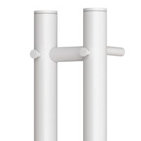 Полотенцесушитель электрический Point Деметра П3 80x1200 диммер справа, белый арт-PN12812W — фото 5, Электрические полотенцесушители