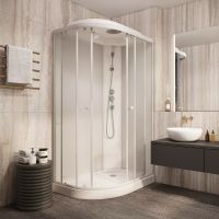 Душевая кабина Parly Effect 120x80 без гидромассажа арт-EF1231R — фото 2, Душевые кабины