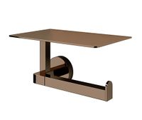 Asphe K- Держатель туалетной бумаги с полочкой для телефона арт-77725 — фото 1, Держатели туалетной бумаги