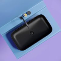 Раковина-чаша Ceramicanova Element 71 Черная матовая арт-CN6054MB — фото 6, Раковины накладные