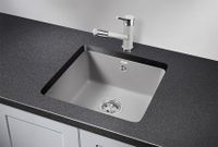 Granula-, кухонная мойка, кварц арт-3601, АЛЮМИНИУМ — фото 2, Кухонные мойки