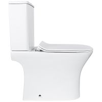 Унитаз компакт Bond Cube с бачком и сиденьем Микролифт арт-F07-00 — фото 4, Напольные унитазы