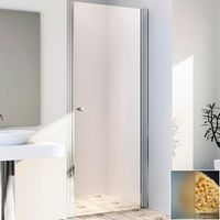 Душевая дверь в нишу Radomir 60 профиль Хром стекло матовое арт-1-10-2-0-0-1241 — фото 1, Распашные душевые двери