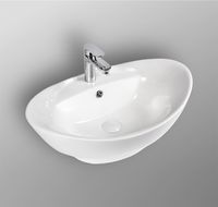 Раковина Bond 59 Белая глянцевая арт-S15-590 — фото 7, Раковины накладные