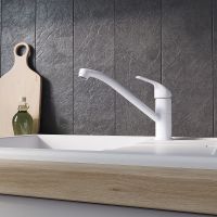 Смеситель для кухни Milardo Meal Белый матовый арт-M02WTR0M05 — фото 3, Смесители для кухни