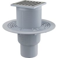 Трап для душа Alcaplast с решеткой Хром арт-APV203 — фото 1, Трапы для душа