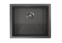 Granula-, стальная кухонная мойка арт-5445U, ГРАФИТ МАТОВЫЙ — фото 1, Кухонные мойки