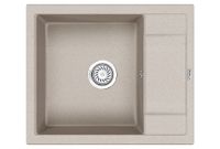 Granula-, кухонная мойка, кварц арт-6002, ПИРИТ — фото 1, Кухонные мойки