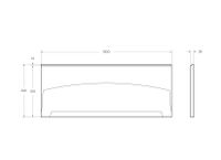 Передняя панель для акриловой ванны CEZARES арт-ECO-130-SCR-W37 — фото 2, Экраны для ванн