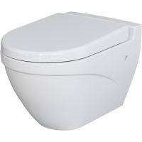 Унитаз Ambassador Nord подвесной Белый глянцевый без сиденья арт-133T20001 — фото 1, Подвесные унитазы