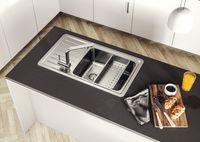 Мойка для кухни GALEO 30 SAT 90 FI 860X500 в комплекте с сифоном 1127251, арт-1128554.0 — фото 2, Кухонные мойки