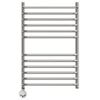 Полотенцесушитель электрический Point Нептун П11 500x800 с полкой левый/правый, хром арт-PN09158SPE — фото 3, Электрические полотенцесушители