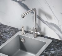 Смеситель для кухни Milacio Ultra Нержавеющая сталь арт-MCU.553.SS — фото 4, Смесители для кухни