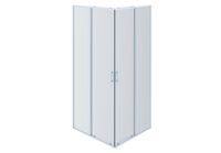 AQ NAA 1142-100 (новый артикул AQ ARI KV10020CH) Душевой уголок квадратный, двери раздвижные 1000x10 арт-AQ ARI KV 10020CH — фото 1, Квадратные душевые уголки