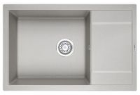 Granula-, кухонная мойка, кварц арт-7805, БАЗАЛЬТ — фото 1, Кухонные мойки