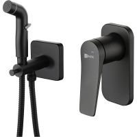 Гигиенический душ со смесителем Lemark Bronx Черный арт-LM3719BL — фото 1, Гигиенические души