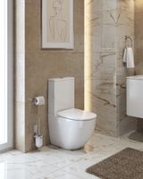 Унитаз-компакт безободковый CEZARES STYLUS арт-CZR-152-CPR/CZR-GN-SC — фото 13, Напольные унитазы