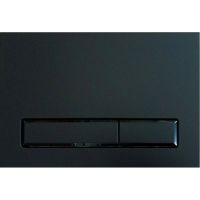 Клавиша смыва KK POL M08 Черная матовая Черная глянцевая арт-350/PPC/142-00-07 — фото 1, Кнопки смыва