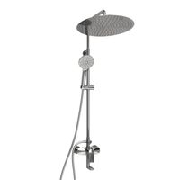 Душевой комплект со смесителем арт-A166.117.127.087.CH — фото 2, Душевые стойки