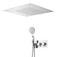 Встраиваемый душевой комплект CEZARES арт-LEAF-DSIS-T-50-01 — фото 1, Встраиваемые душевые комплекты