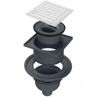 Душевой трап Bettoserb с решеткой Хром глянцевый арт-14702510 — фото 1, Трапы для душа