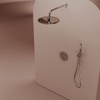 Душевая система Sancos Link с термостатом Хром арт-SC3005CH — фото 8, Встраиваемые душевые комплекты