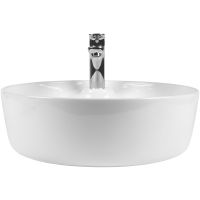 Раковина-чаша Bond 43 Белая глянцевая арт-S03-430 — фото 5, Раковины накладные