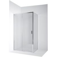 Душевой уголок Ambassador Forsa 100х70 профиль Хром стекло прозрачное арт-17021116AX-70AX — фото 1, Прямоугольные душевые уголки