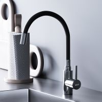 Смеситель для кухни Dorff Logic Хром Черный арт-D3007622 — фото 3, Смесители для кухни