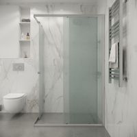 Душевое ограждение Niagara Eco (120х90х190) прямоугольник,раздвижное,хром,стекло матов арт-NG-1129-14QMT — фото 3, Прямоугольные душевые уголки