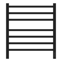 Полотенцесушитель электрический Point Вега П7 500x600, диммер справа, черный арт-PN71856B — фото 1, Электрические полотенцесушители