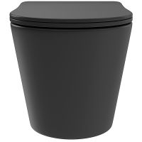 Товар: Унитаз Aqueduto Cone Plus подвесной Черный матовый с сиденьем Микролифт арт-CONT0240 - фото 5 Унитаз Aqueduto Cone Plus подвесной Черный матовый с сиденьем Микролифт арт-CONT0240 — фото 5, Подвесные унитазы