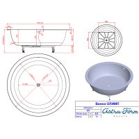 Акриловая ванна Astra Form Олимп 180х180 0 без гидромассажа арт-1010026 — фото 5, Акриловые ванны