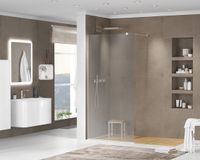 Душевая перегородка CEZARES арт-LIBERTA-L-1-120-GR-Cr — фото 2, Душевые перегородки