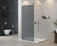 Душевая перегородка CEZARES арт-LIBERTA-L-2-80-GR-Cr — фото 1, Душевые перегородки