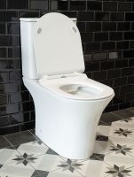 Унитаз компакт Creto Cer C3 с бачком и сиденьем Микролифт арт-1003-002Cer-C3W — фото 2, Напольные унитазы