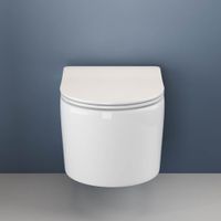 Унитаз Ceramicanova Moments подвесной с сиденьем Микролифт арт-CN3003 — фото 13, Подвесные унитазы