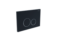 Панель смыва Aquatek Черная матовая ободок хром (клавиши круглые) арт-KDI-0000020 — фото 1, Кнопки смыва