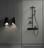 Товар: Душевая система AQUAme с термостатом Черная матовая арт-AQM8005B - фото 5 Душевая система AQUAme с термостатом Черная матовая арт-AQM8005B — фото 5, Душевые стойки