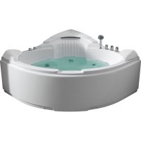 Акриловая ванна Gemy G9082 B 152х152 с гидромассажем арт-G9082B — фото 1, Акриловые ванны