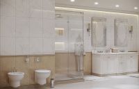 Душевой уголок Ambassador Abner 100х100 профиль Хром стекло прозрачное арт-10011102L — фото 6, Квадратные душевые уголки