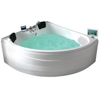 Акриловая ванна Gemy G9041 O 155х155 с гидромассажем арт-G9041O — фото 1, Акриловые ванны