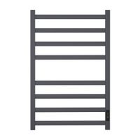 Полотенцесушитель электрический Point Меркурий П8 500x800, диммер справа, графит премиум арт-PN83858GR — фото 1, Электрические полотенцесушители