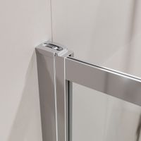 Душевая шторка на ванну с фиксированным креплением одной створки CEZARES SLIDER-FIX-VF-11-100/150-C- арт-SLIDER-FIX-VF-11-100/150-C-Cr — фото 4, Шторки для ванной раздвижные