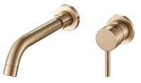 Смеситель скрытого монтажа д/умывальника gold, арт. арт-SM28Gold — фото 1, Смесители для раковины