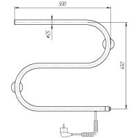 Товар: Электрический полотенцесушитель Domoterm S-образный DMT 112 42x50 EK R Хром арт-DMT11242x50EKR - фото 2 Электрический полотенцесушитель Domoterm S-образный DMT 112 42x50 EK R Хром арт-DMT11242x50EKR — фото 2, Электрические полотенцесушители