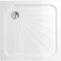 Акриловый поддон для душа 1MarKa Quadro 100x100 с антискользящим покрытием арт-01пкв10 — фото 1, Акриловые душевые поддоны