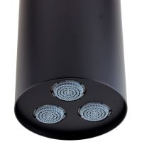 Верхний душ Bronze de Luxe Liberty Черный матовый арт-501B — фото 2, Верхние души