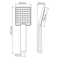 Лейка 1-функциональная арт-A141 — фото 3, Лейки для душа